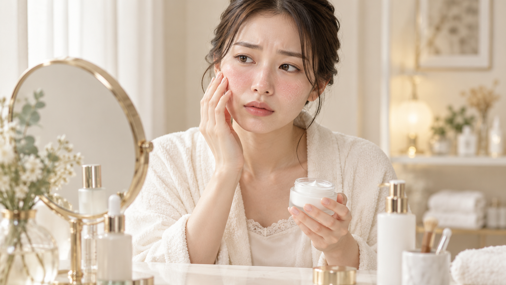 保湿しているのに 乾燥や赤みを繰り返してしまうに関するイメージ