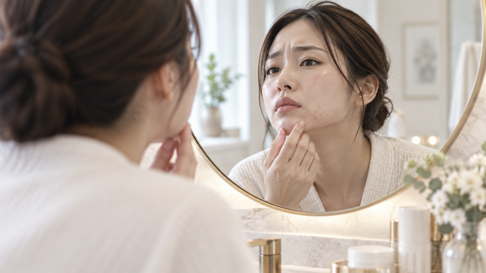 ニキビやざらつきが繰り返し 肌がなかなか整わないに関するイメージ